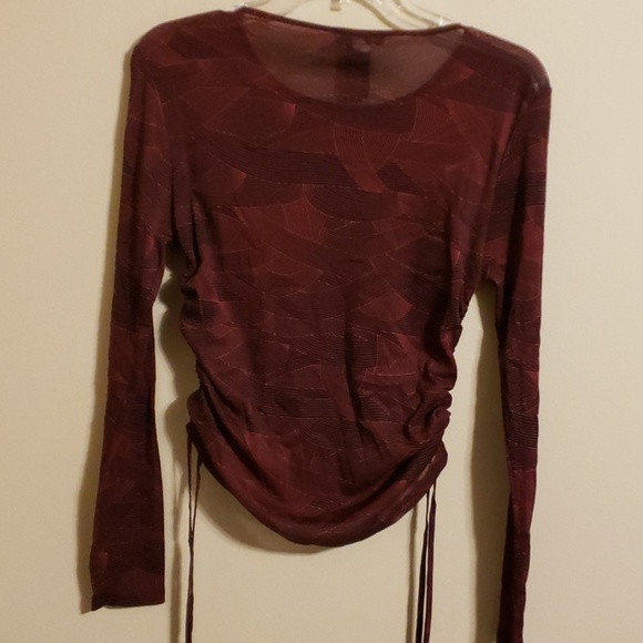 Kenneth cole sheer side cinch top - Picture 4 of 4